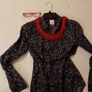 Long sleeved button down shirt Navy